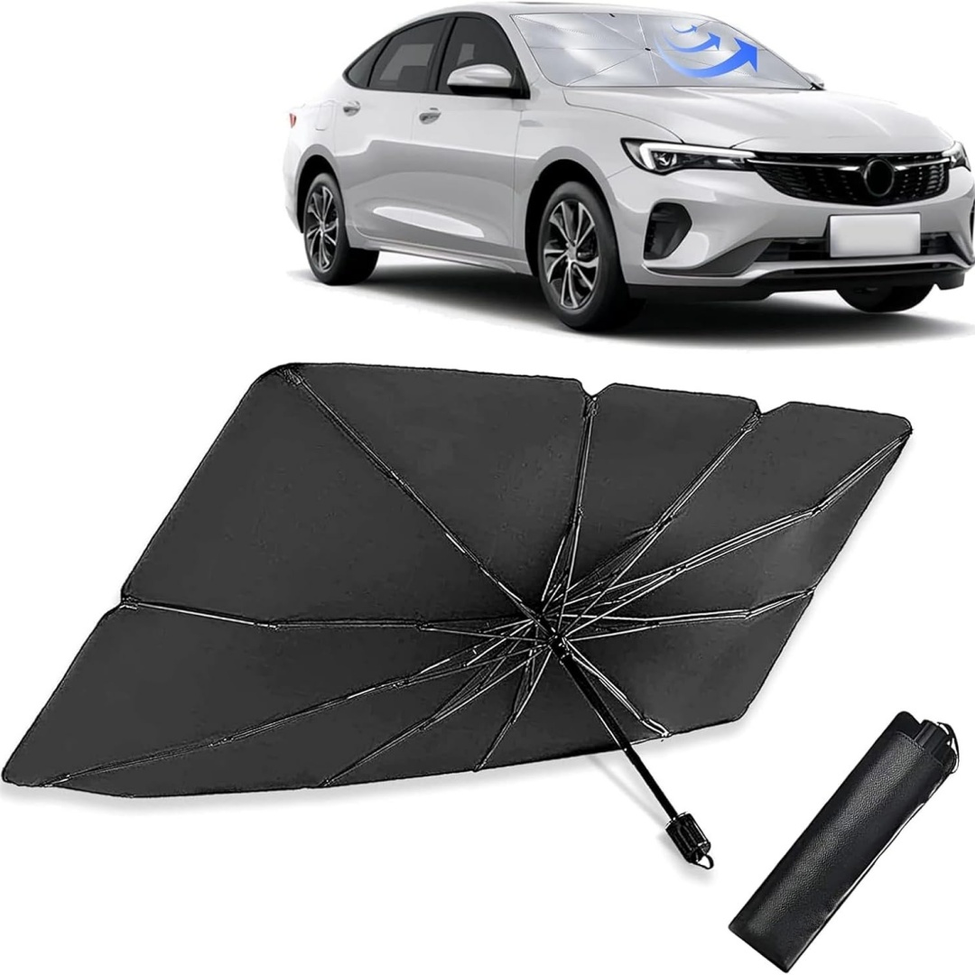 Car Sunshade Windshield Umbrella Foldable - Солнцезащитный зонт для лобового стекла, 3-слойный,