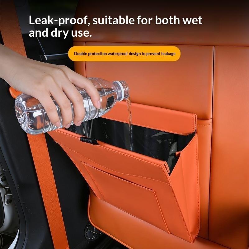 Waterproof Car Trash Can With Lid - Водонепроницаемый магнитный подвесной мусорный контейнер для