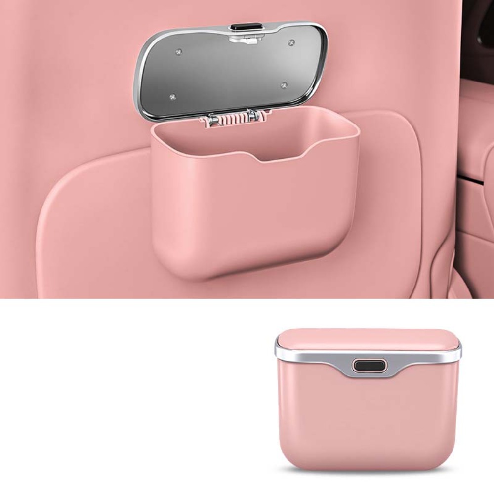 Waterproof Car Trash Can With Lid - Многофункциональный автомобильный мусорный бак с крышкой