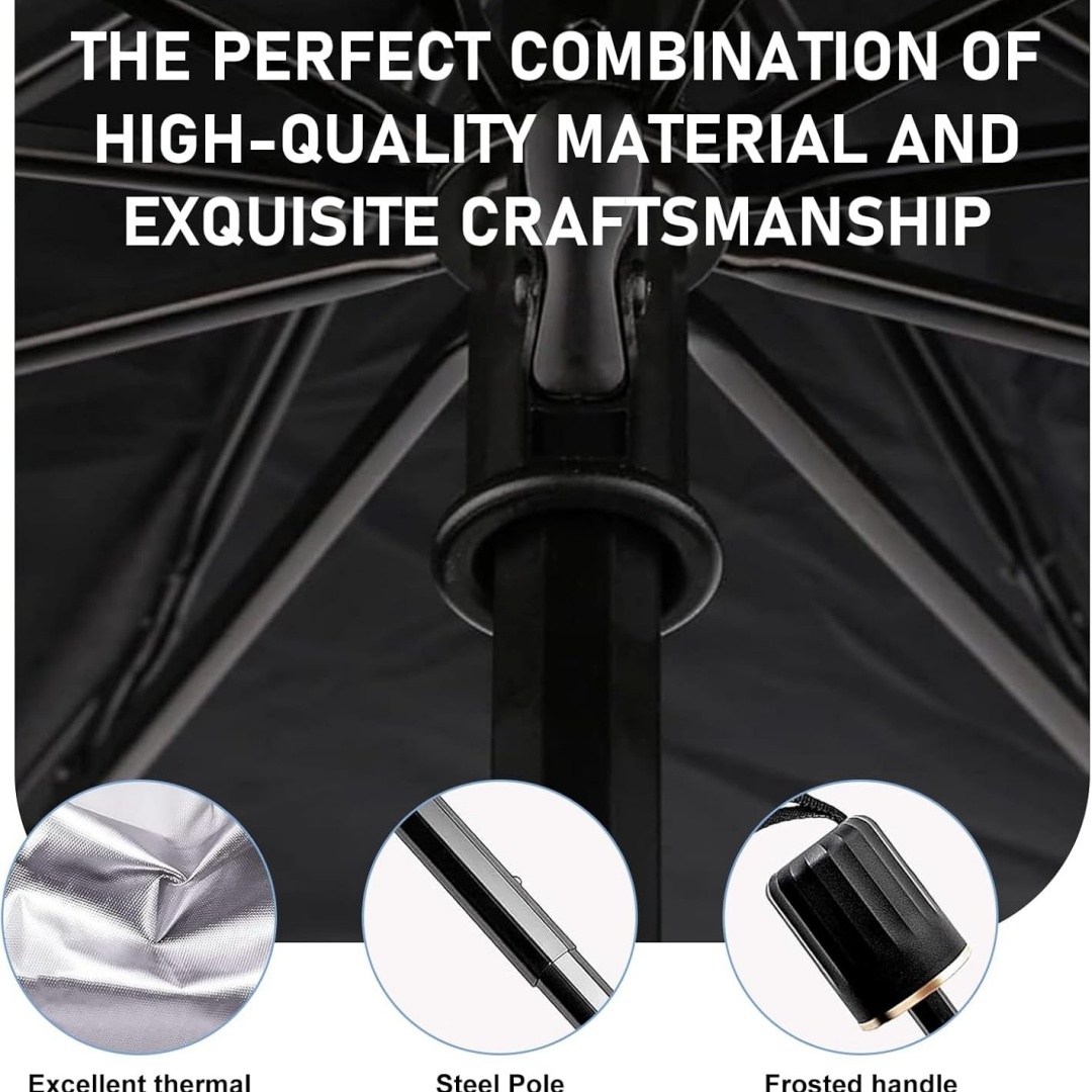 Солнцезащитный зонт для лобово – обзор и цена Car Sunshade Windshield Umbrella Foldable