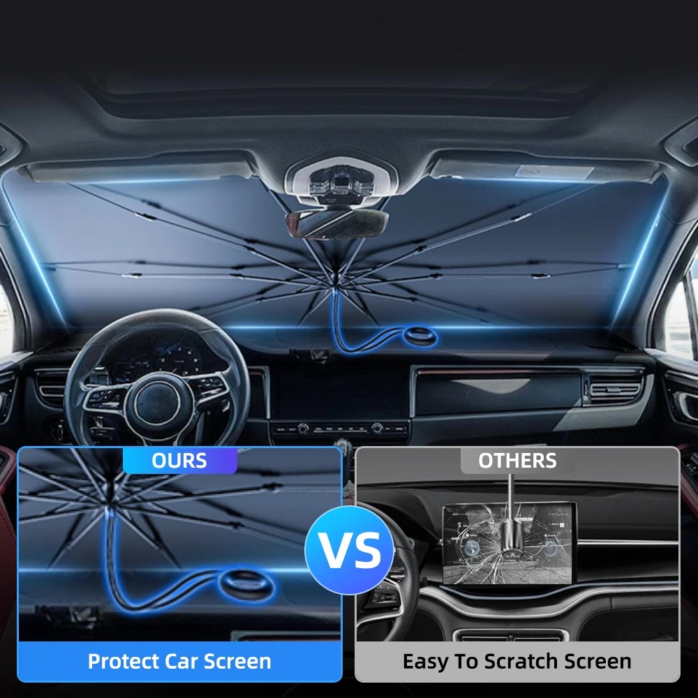 Новый обновленный автомобильны – обзор и цена Car Sunshade Windshield Umbrella Foldable