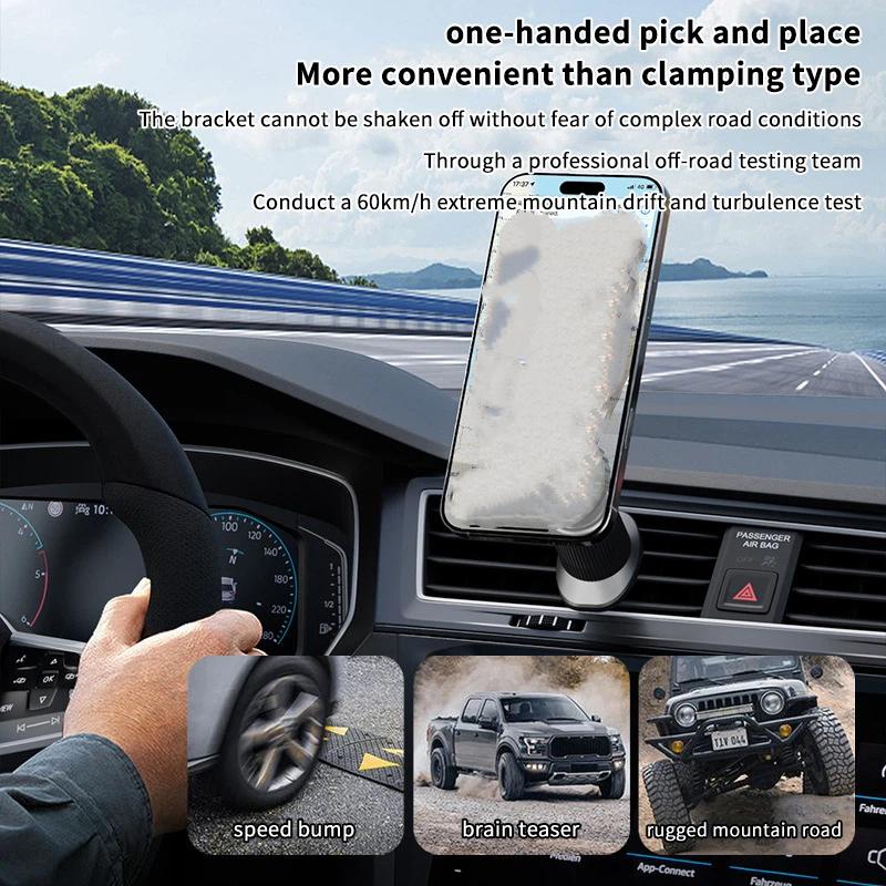 Новый автомобильный держатель  – обзор и цена Magnetic Phone Holder For Car Vent