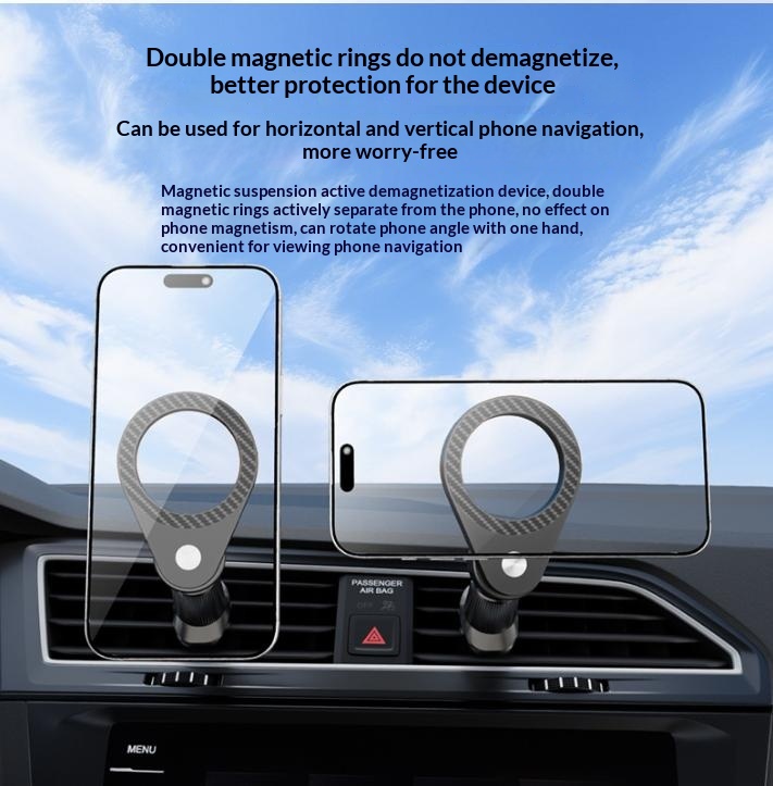 Новый автомобильный держатель  – обзор и цена Magnetic Phone Holder For Car Vent