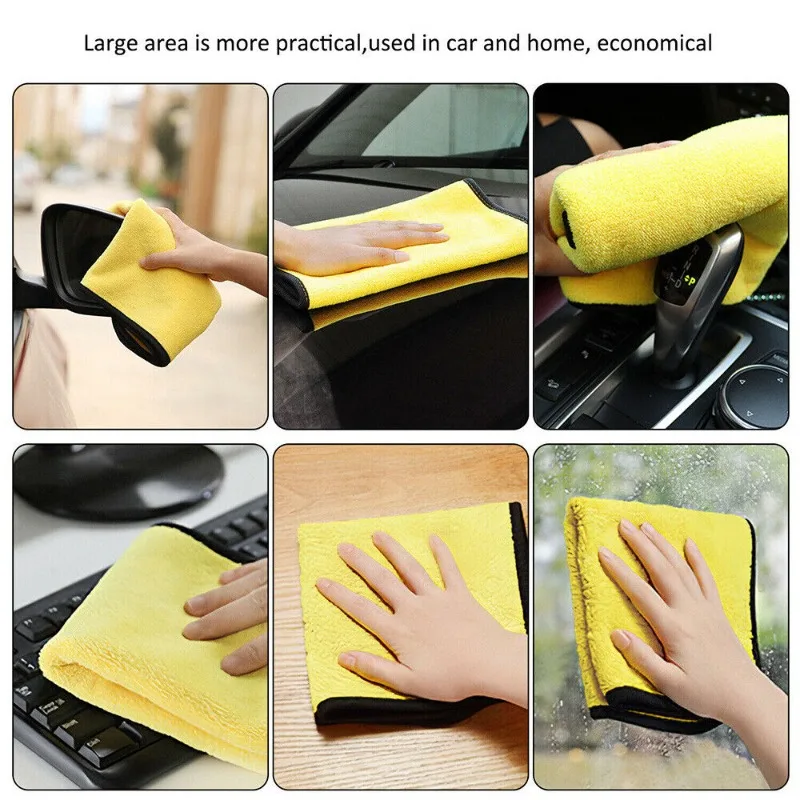 1/20 шт., тряпки из микрофибры – обзор и цена Microfiber Car Drying Towel Super Absorbent