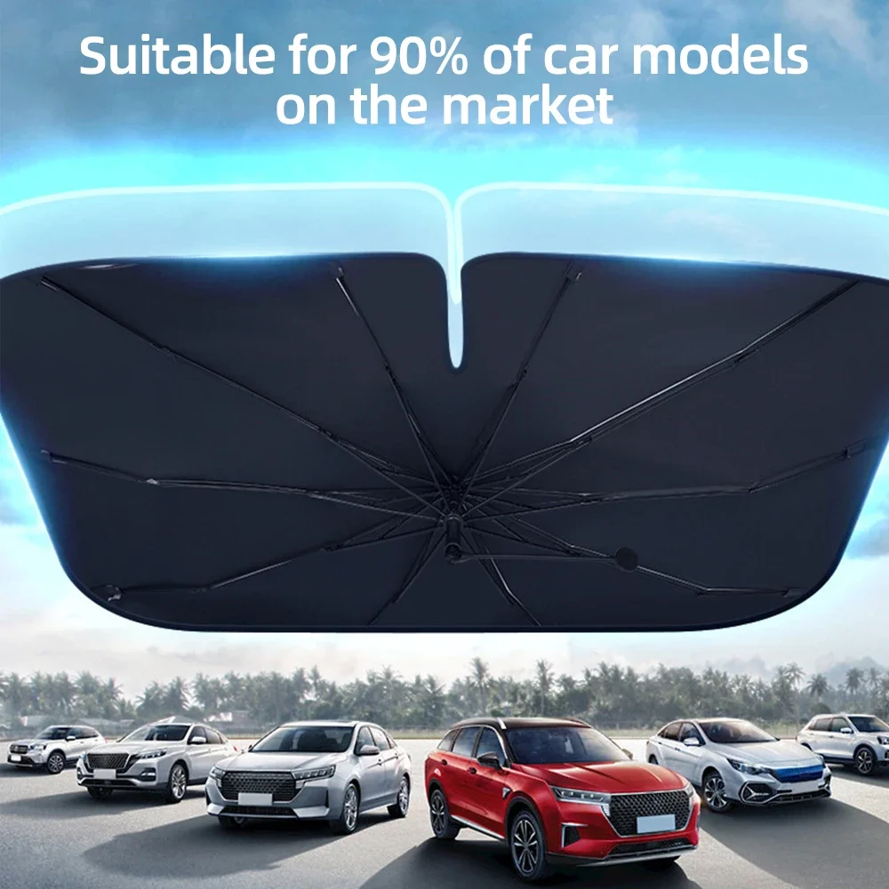 Автомобильный солнцезащитный к – обзор и цена Car Sunshade Windshield Umbrella Foldable