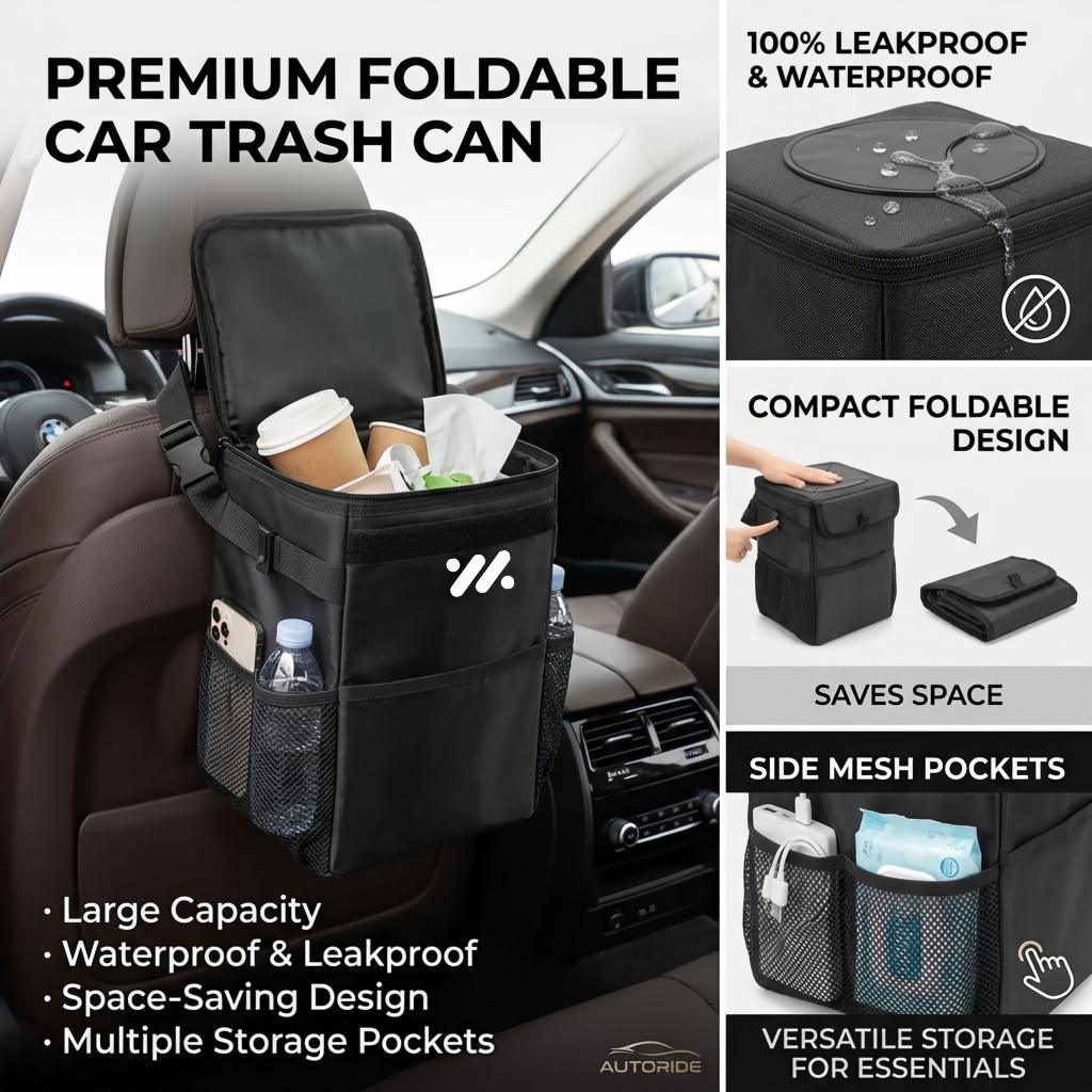 Водонепроницаемая сумка для хр – обзор и цена Waterproof Car Trash Can With Lid