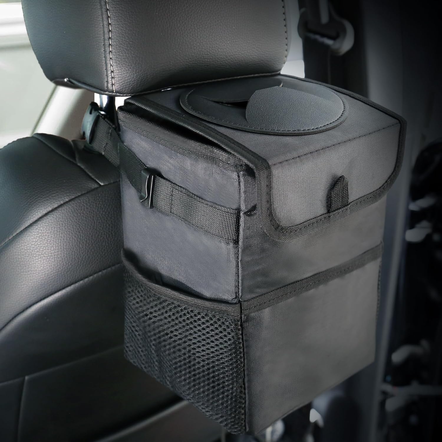 Автомобильный мусорный бак 3-в – обзор и цена Waterproof Car Trash Can With Lid