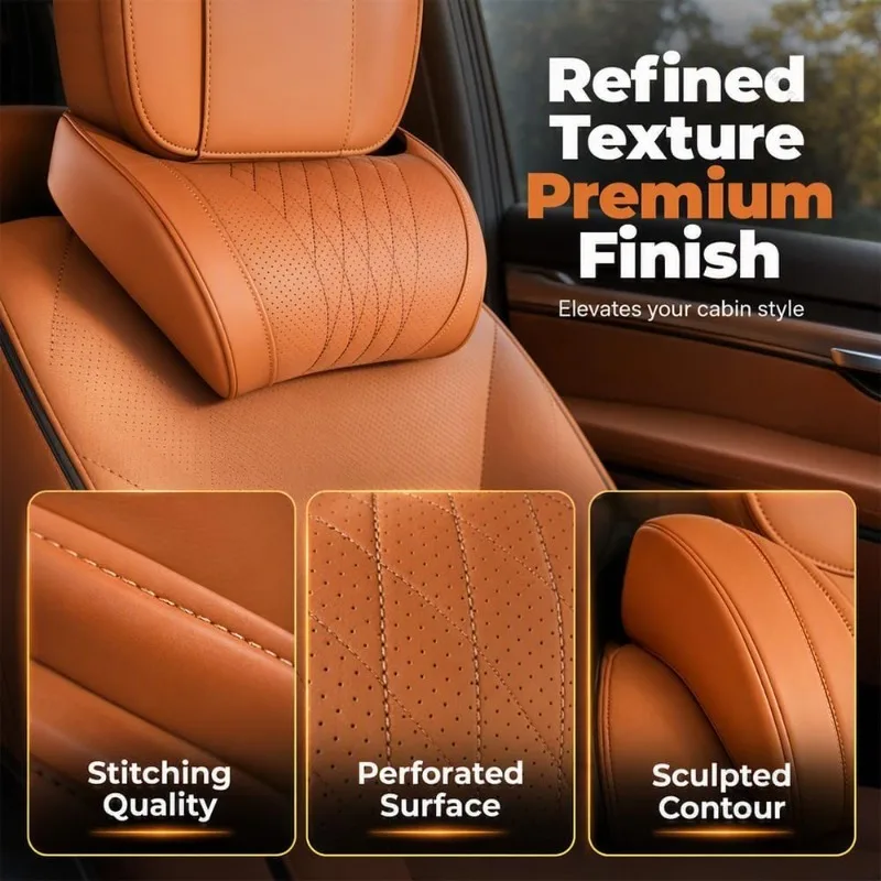 Универсальная автомобильная по – обзор и цена Memory Foam Car Neck Pillow Lumbar Support