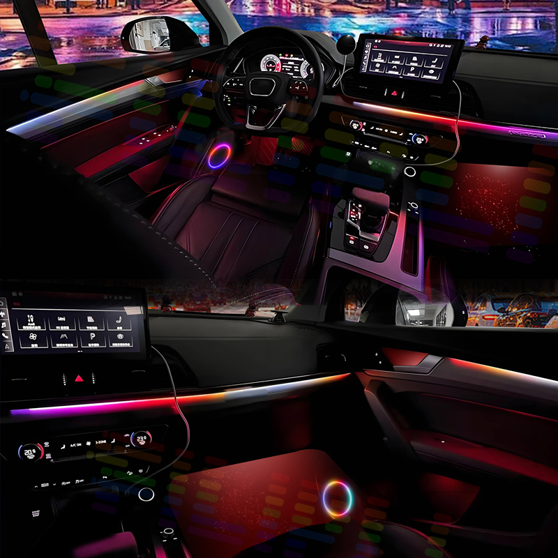 Для приложения Ambient Lights, – обзор и цена Led Ambient Interior Car Lights App Control